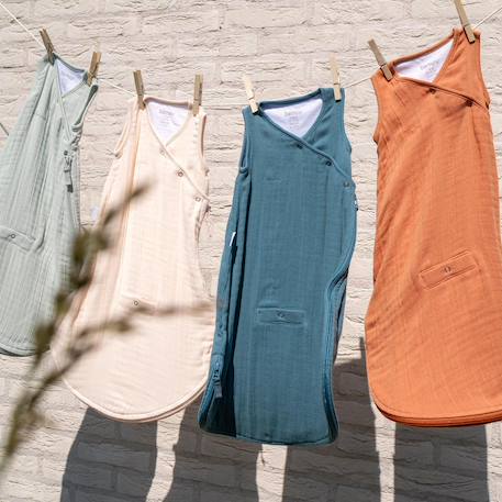 Gigoteuse sans manches été  - tog 0.5 swaddle Amande+Atlantide+Pumpkin+Rosa 10 - vertbaudet enfant 