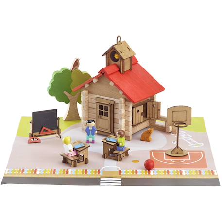 L'école du village 125 pièces Marron 2 - vertbaudet enfant 
