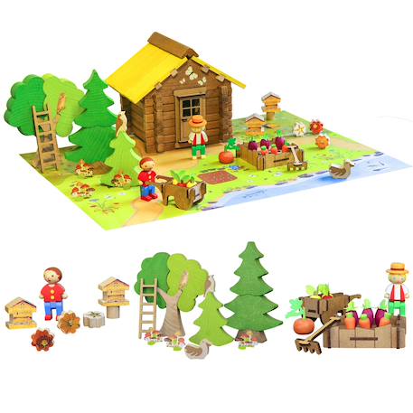 La maison de la nature 95 pièces Marron 2 - vertbaudet enfant 