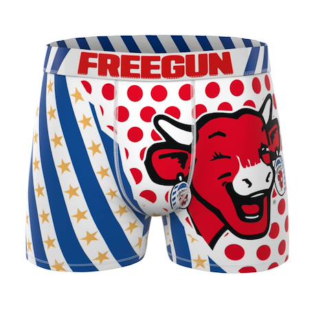 Lot de 3 boxers  la vache qui rit Rouge/noir/bleu/blanc 2 - vertbaudet enfant 