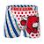 Lot de 3 boxers  la vache qui rit Rouge/noir/bleu/blanc 2 - vertbaudet enfant 