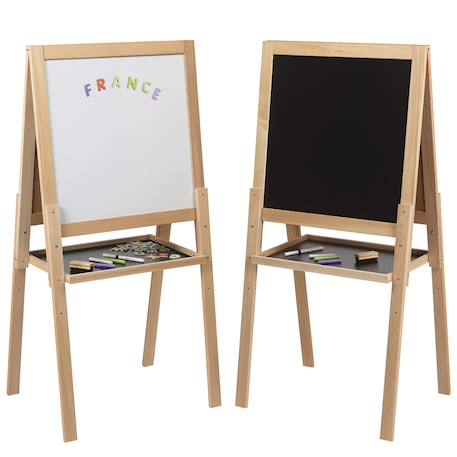 Grand tableau multifonctions en bois Beige 1 - vertbaudet enfant 