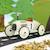Porteur voiture vintage en métal Blanc 4 - vertbaudet enfant 