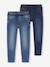Lot 2 jeans garçon slim denim gris+double stone+stone 20 - vertbaudet enfant 
