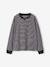 T-shirt rayé garçon oversize anthracite 2 - vertbaudet enfant 