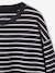 T-shirt rayé garçon oversize anthracite 4 - vertbaudet enfant 