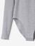 Body manches longues en maille côtelée fille gris chiné 4 - vertbaudet enfant 