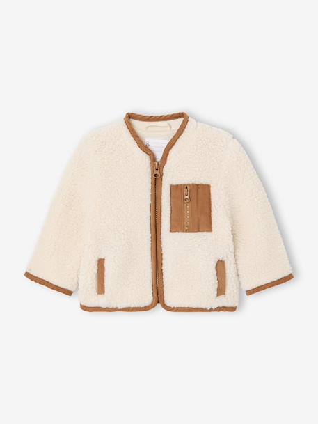 Parka 3 en 1 bébé avec gilet amovible en sherpa vert sapin 2 - vertbaudet enfant 