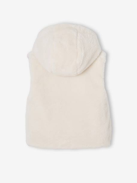 Doudoune fille sans manches réversible bois de rose 4 - vertbaudet enfant 