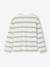 Tee-shirt manches longues effet rayé garçon rayé blanc 3 - vertbaudet enfant 