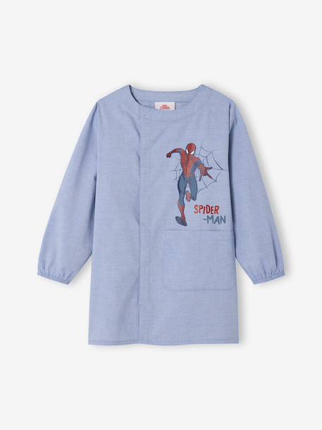 Tablier garçon Marvel Spider-Man bleu chambray 1 - vertbaudet enfant 