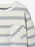 Tee-shirt manches longues effet rayé garçon rayé blanc 4 - vertbaudet enfant 