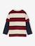 Tee-shirt rayé effet double manches rayé rouge+rayé vert 2 - vertbaudet enfant 
