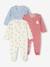 Lot de 3 pyjamas bébé garçon en velours bleu nuit 1 - vertbaudet enfant 