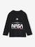 T-shirt manches longues garçon noir 1 - vertbaudet enfant 