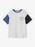 T-shirt manches courtes contrastées garçon gris chiné 2 - vertbaudet enfant 