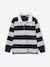 Polo rayé garçon gris chiné+marine+vert+vert d'eau 1 - vertbaudet enfant 