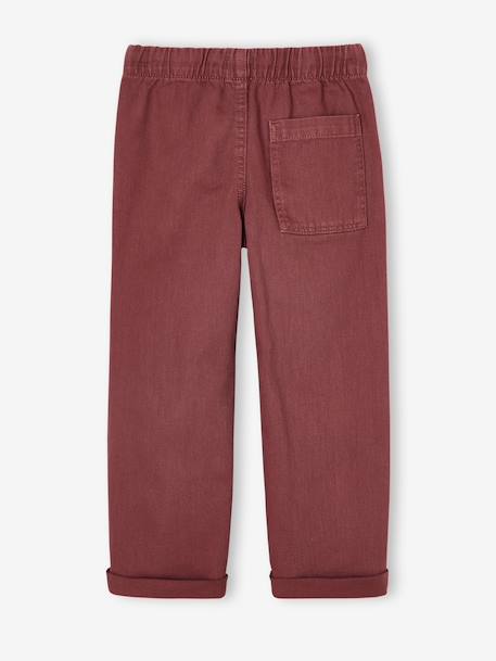 Pantalon garçon  fluide facile à enfiler garçon beige+bleu moyen+bleu nuit+terracotta 26 - vertbaudet enfant 