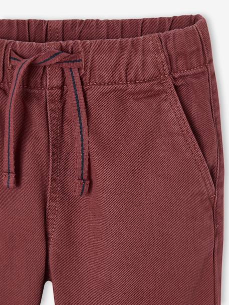 Pantalon garçon  fluide facile à enfiler garçon beige+bleu moyen+bleu nuit+terracotta 27 - vertbaudet enfant 