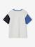 T-shirt manches courtes contrastées garçon gris chiné 3 - vertbaudet enfant 