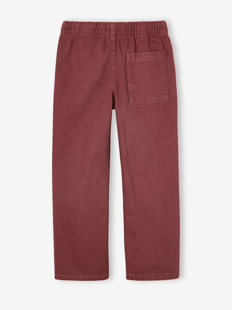 Pantalon garçon  fluide facile à enfiler garçon beige+bleu moyen+bleu nuit+terracotta 25 - vertbaudet enfant 