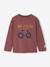 T-shirt manches longues floqué garçon bois de rose 2 - vertbaudet enfant 