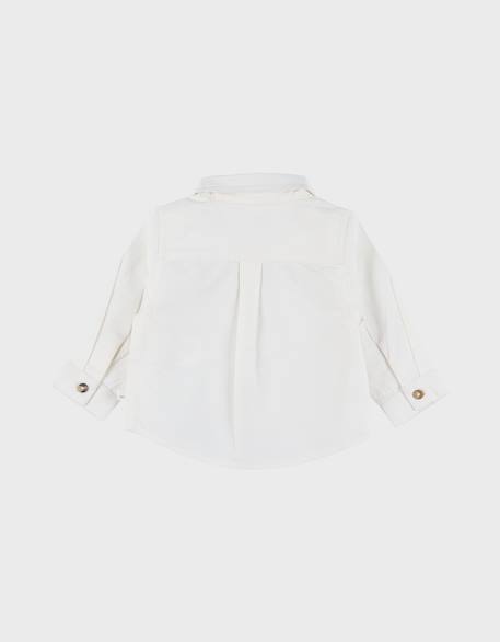 Chemise en coton Blanc 3 - vertbaudet enfant 