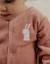 Lot de 2 pyjamas en velours bébé et brodé Rose 2 - vertbaudet enfant 