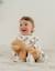 Pyjama bébé en velours à motif Blanc 2 - vertbaudet enfant 