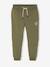 Pantalon jogging 'Athletic' garçon en molleton anthracite+chocolat+kaki 9 - vertbaudet enfant 