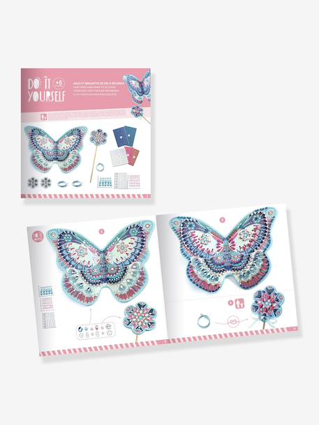 Kit créatif Comme une fée aile et baguette bleu 3 - vertbaudet enfant 