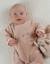 Pyjama bébé en velours avec broderie chat Rose 2 - vertbaudet enfant 