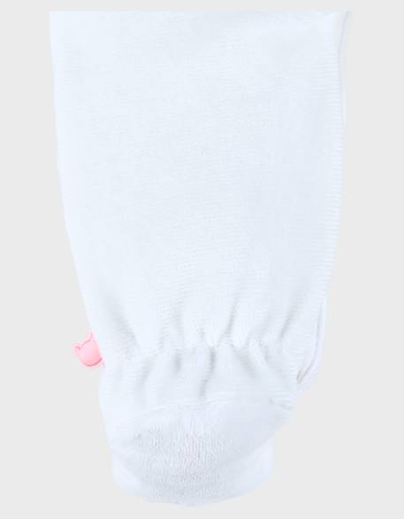 Pyjama bébé en velours avec broderie lapin Blanc 5 - vertbaudet enfant 
