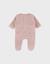 Pyjama bébé en velours brodé lapin Rose 2 - vertbaudet enfant 