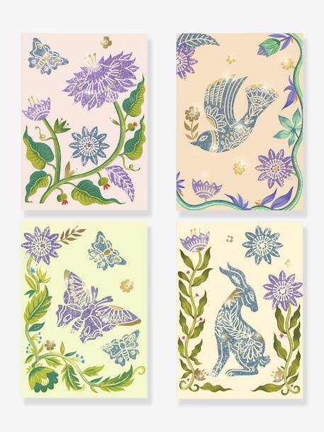 Atelier gravure Passiflore violet 4 - vertbaudet enfant 
