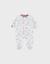 Pyjama bébé en velours avec imprimé mammouth Blanc 1 - vertbaudet enfant 