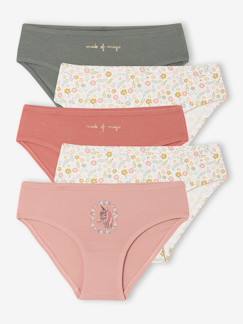 -Lot de 5 culottes assorties fille