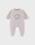 Pyjama en velours brodé lion Beige 1 - vertbaudet enfant 