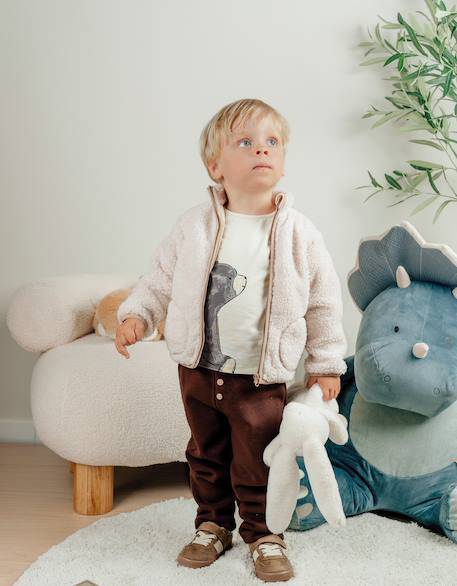 Pantalon jogging marron sweatoloudoux® Marron 2 - vertbaudet enfant 