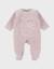 Pyjama bébé en velours avec broderie chat Rose 1 - vertbaudet enfant 