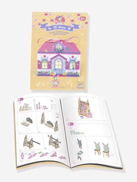 Kit créatif Mi house rose+rouge+vert 8 - vertbaudet enfant 