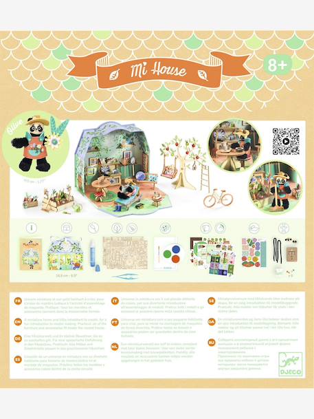 Kit créatif Mi house rose+rouge+vert 23 - vertbaudet enfant 