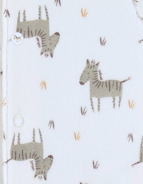 Pyjama bébé en velours à motif Blanc 6 - vertbaudet enfant 