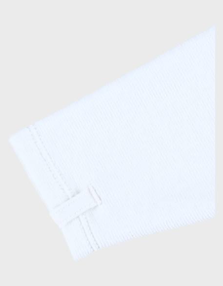 Pyjama bébé en velours avec broderie lapin Blanc 6 - vertbaudet enfant 