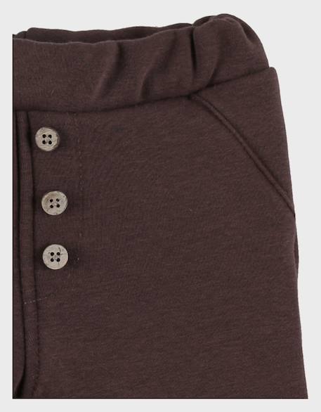 Pantalon jogging marron sweatoloudoux® Marron 4 - vertbaudet enfant 