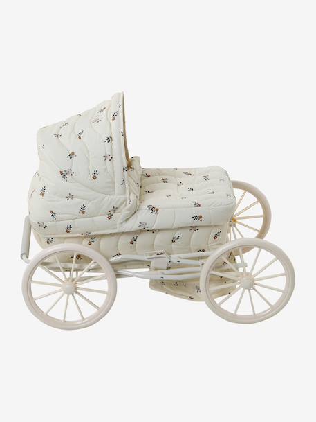 Landau pour poupon RETRO FLOWER écru 8 - vertbaudet enfant 