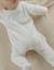 Pyjama bébé en velours avec broderie chat Blanc 4 - vertbaudet enfant 