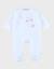 Pyjama bébé en velours avec broderie chat Blanc 1 - vertbaudet enfant 