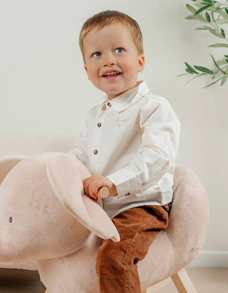 Chemise en coton Blanc 2 - vertbaudet enfant 