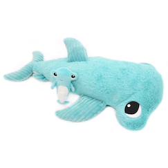Jouet-Premier âge-Peluche clou maman et bébé les ptipotos aqua (57 cm)